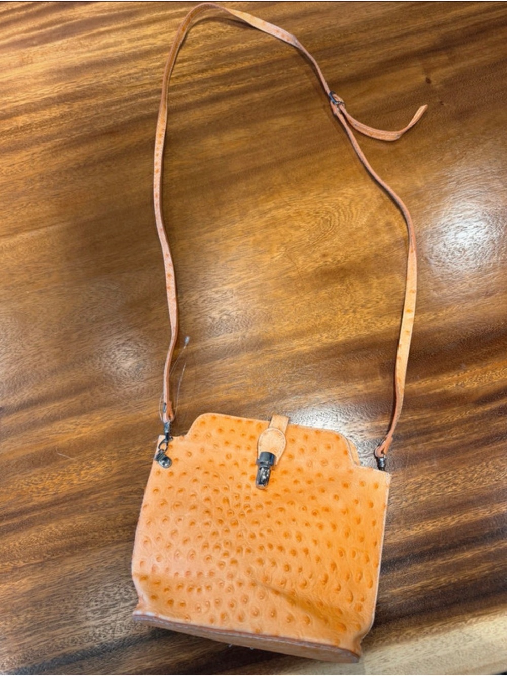 Orange Crossbody Bag - Unbranded
